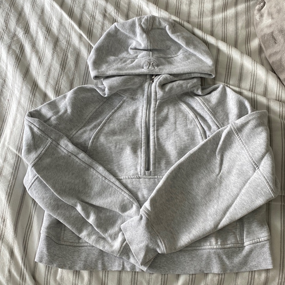 Lululemon Grey Scuba Hoodie M/L